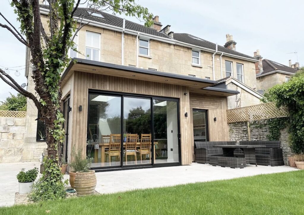 PERIOD PROPERTY EXTENSION IN BATH Combe Park exterior elevation