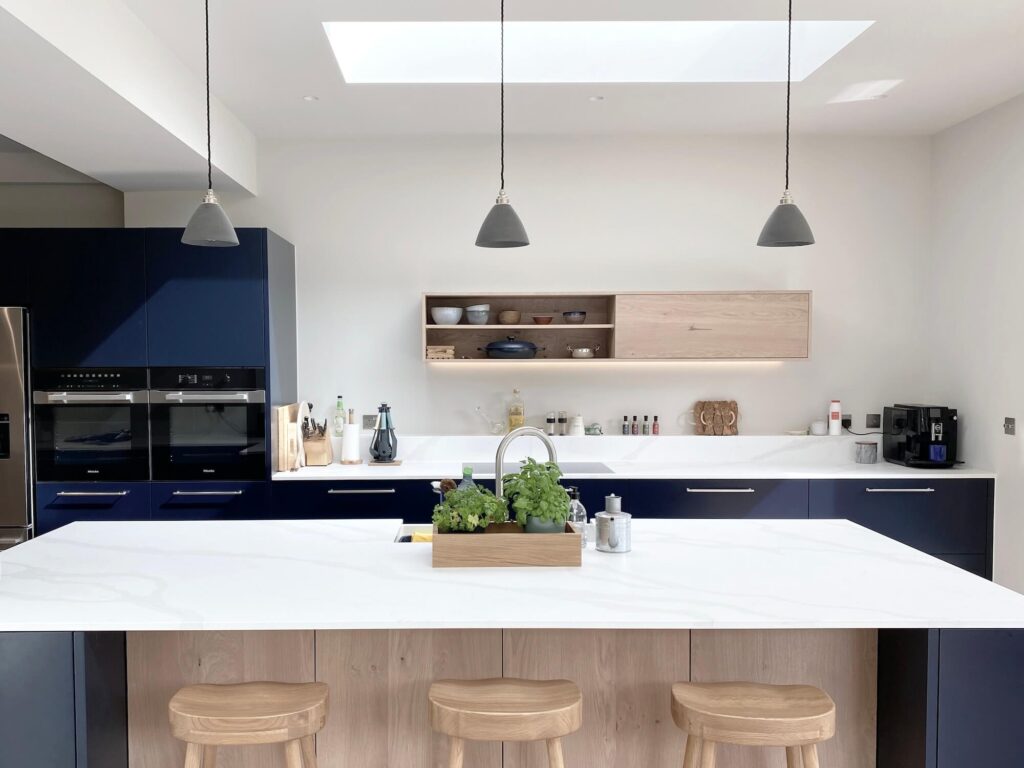 Island kitchen view