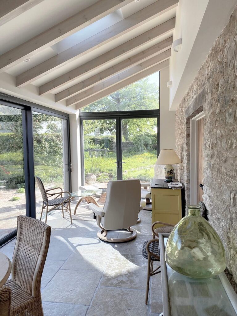 Frome Farmhouse Sunroom Extension internal view