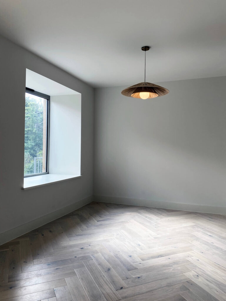 whole house retrofit extension Dining view