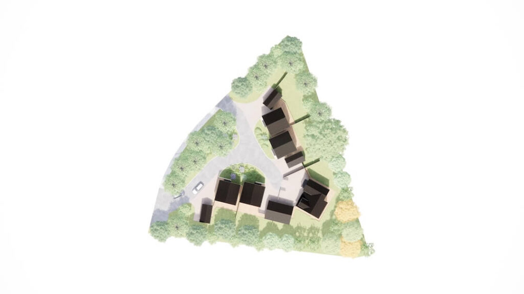 Somerset Village Housing Development Aerial View