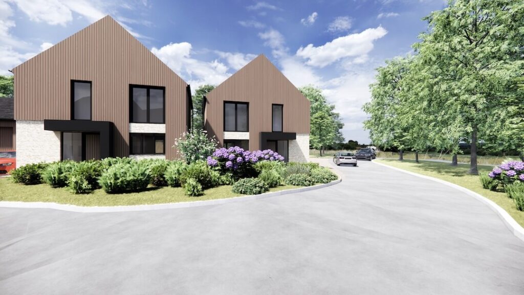 Somerset Village Housing Development 3D View