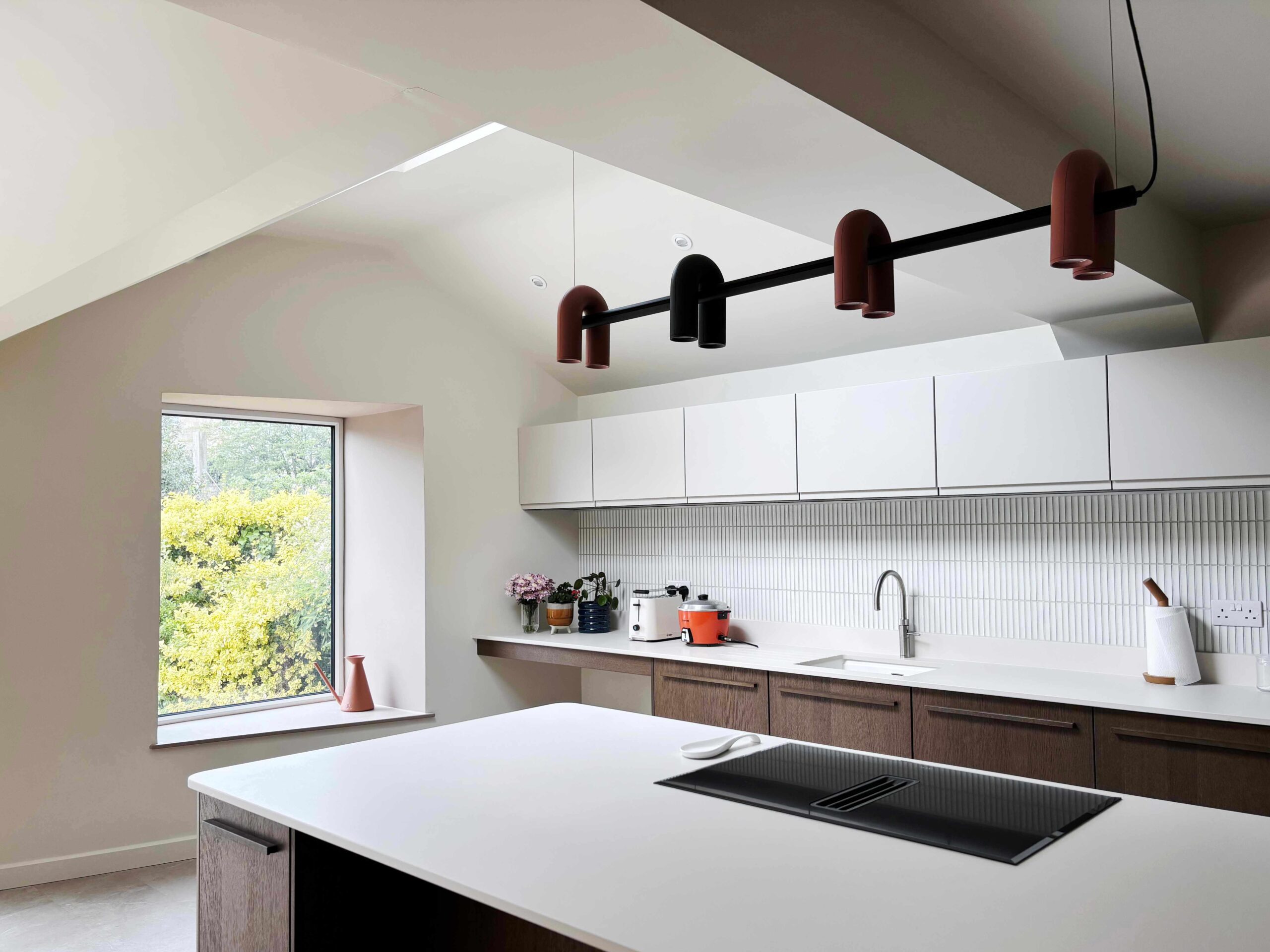 Angled kitchen view