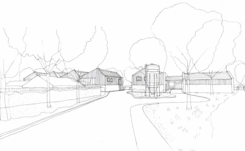Working with an architect - entrance view
