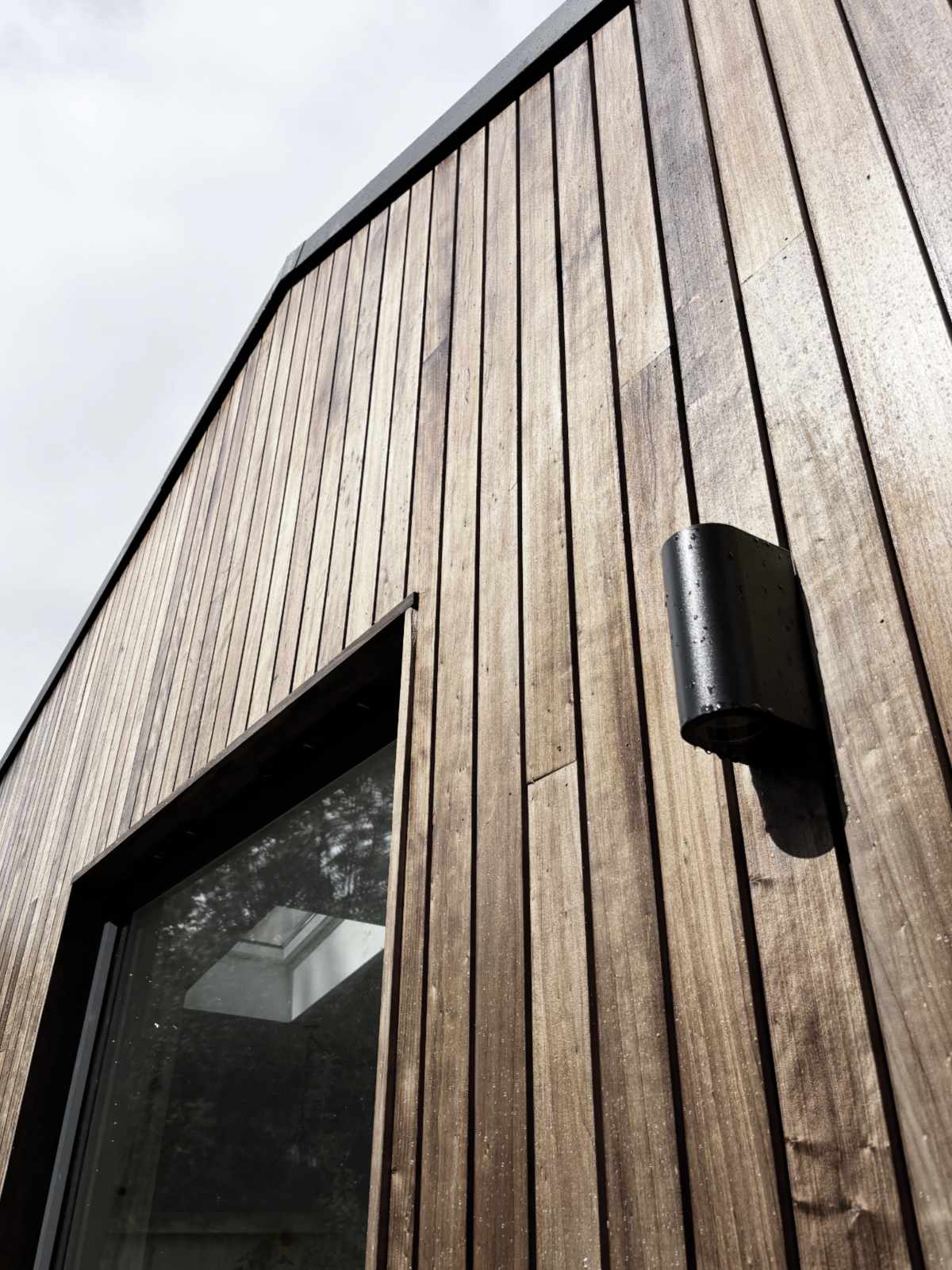 Extension view timber cladding