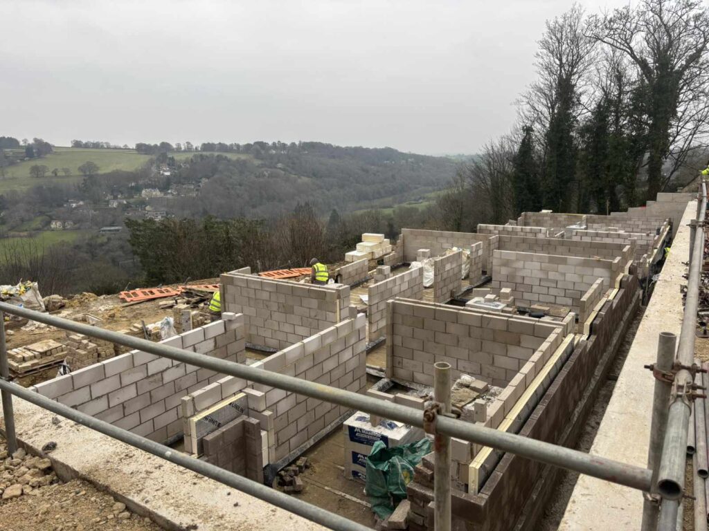 Working with an Architect - view from site