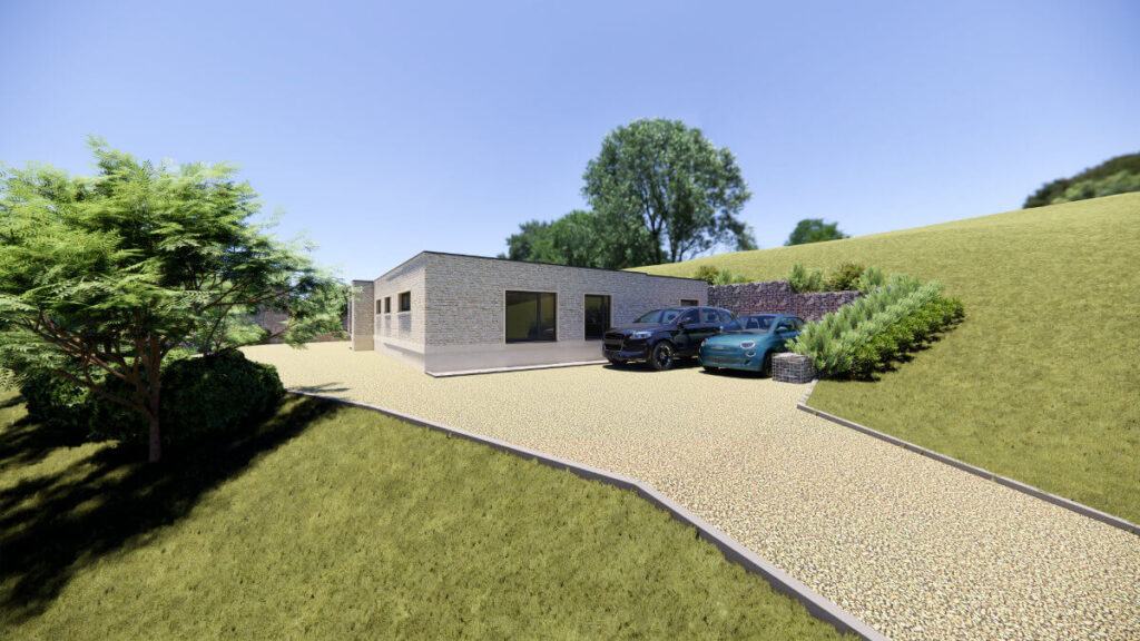 Class-Q fallback position - North Hill Farm - Entrance View