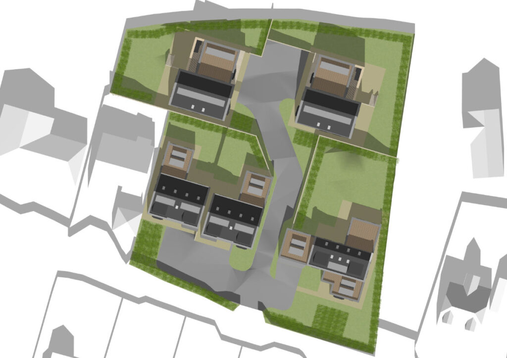 Shipham Contemporary Housing Development - Site Plan