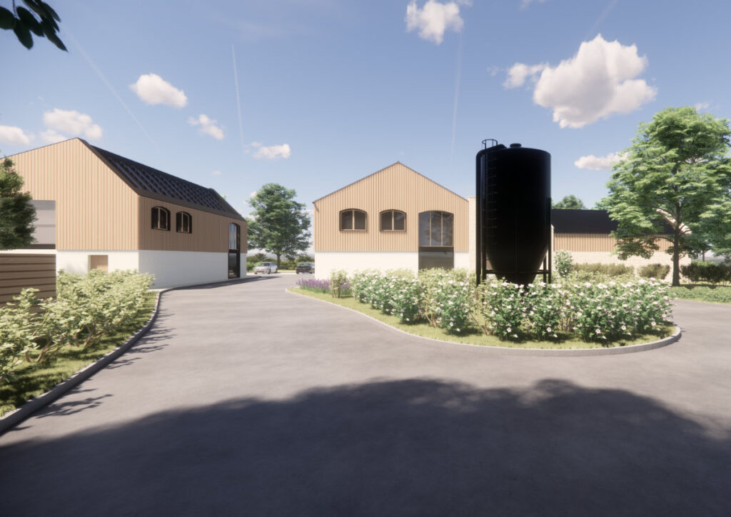 Rural Workspace Development Wiltshire - Entrance View