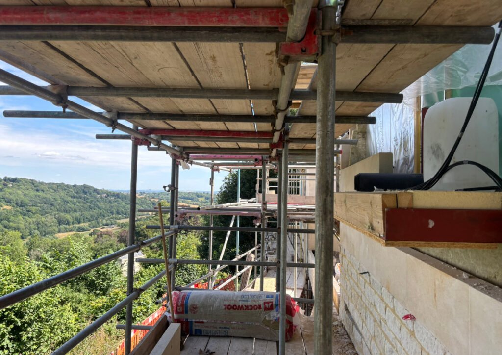 Residential construction project in progress