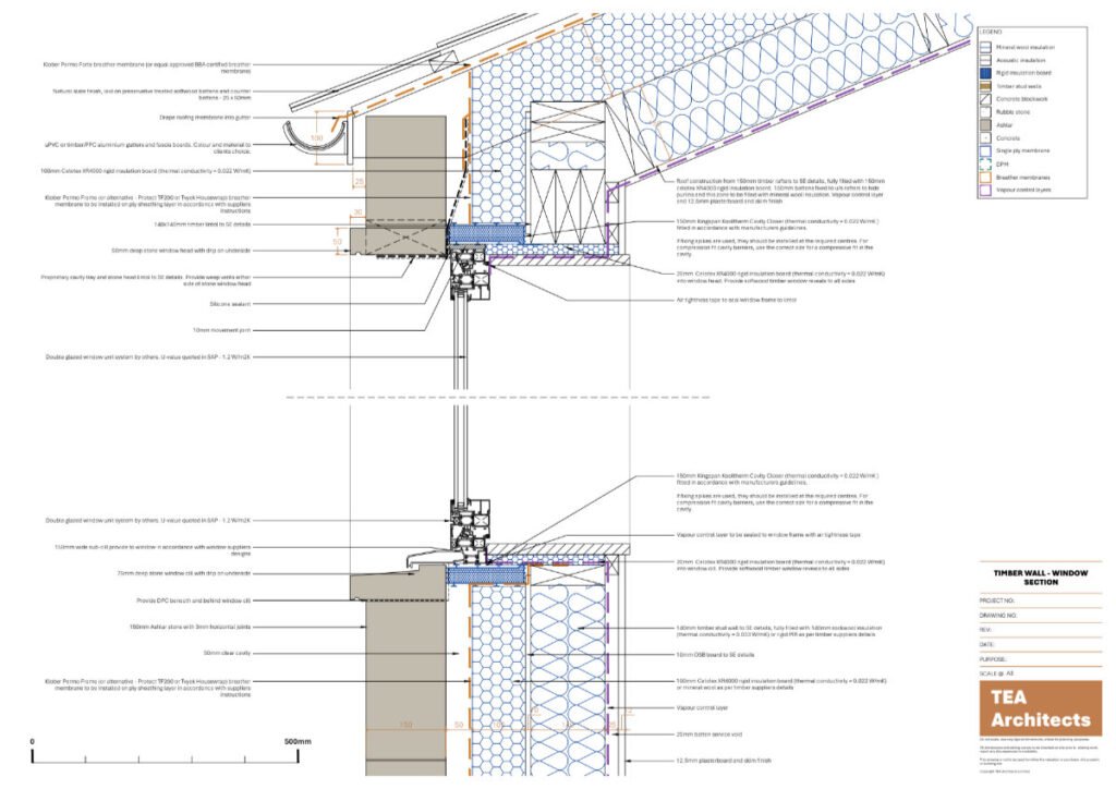 Building Regulations and technical design drawings